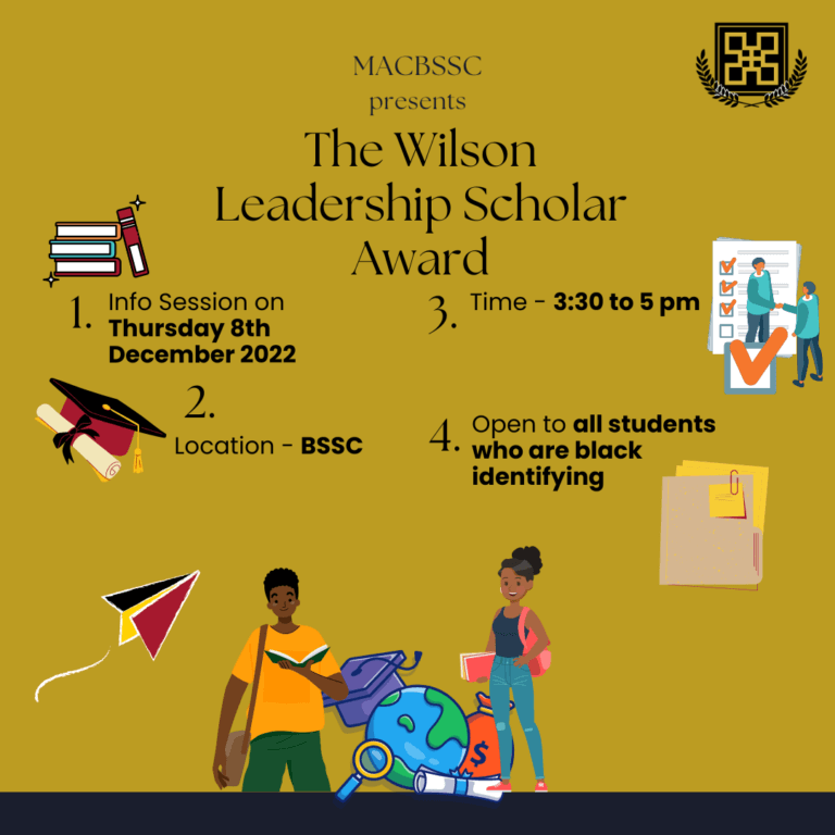 Promotional image for the Wilson Leadership Scholar Award