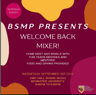Image for the BSMP Welcome Back mixer