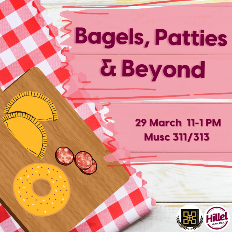 A promotional image for Bagels, Patties and Beyond